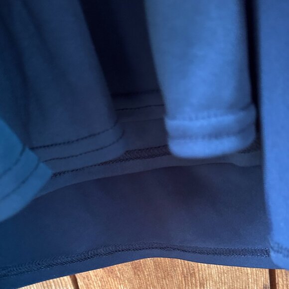 EUC Tadashi Collection Navy Blue V-Neck Twist Midi Dress in Women's 1X - Picture 9 of 10